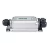 Injetor PoE++ Gigabit antivandalismo para exterior Intellinet, uma porta de 60 W, compatível com IEEE 802.3bt (4PPoE), à prova de água IP67, antivandalismo IK10, caixa metálica