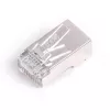 Ficha RJ45 blindada cat.6 universal rígido/flexível 8P8C 100 unid.