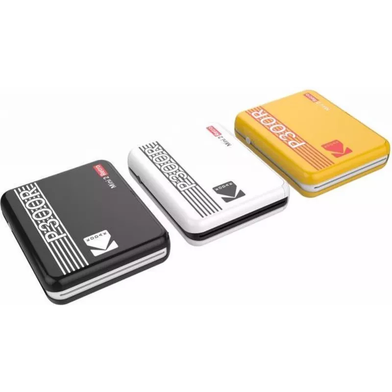 Impressora Kodak Mini 3 Square Retro Pass Photo Printing Technology Amarela