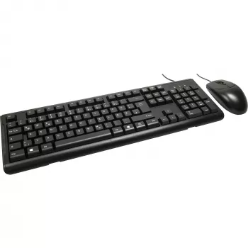 Inter-Tech AC KB-102DE teclado de secretária USB preto 1000dpi 105 teclas com fio (88884138)