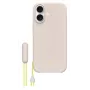 Capa com suporte Apple Beats iPhone 17 com MagSafe e controlo de câmara, Limestone, MGTL4LL/A