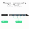 Hub USB Green Cell HUB-GC-A4A — hub USB-A 3.0 de 4 portas