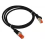 Cabo de rede AVIZIO KKS6CZA1.0 preto 1 m Cat6 F/UTP (FTP)
