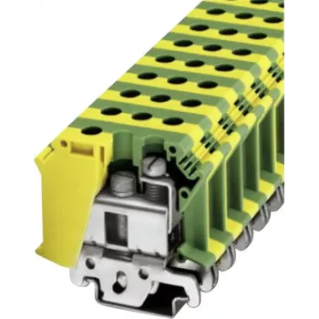 Borne de terra Phoenix 0,75-35 mm² verde-amarelo UISLKG 35- (0443065)
