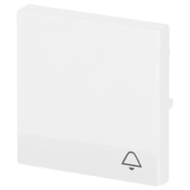 BJ 2520 KI-84 Tecla com inscrição branco estúdio solo tampa (2CKA001751A3179)