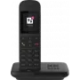 Telekom Sinus A12 - Telefone analógico/DECT - auscultador - função mãos livres - 100 entradas - preto (40823660)