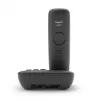 Gigaset E290A Telefone analógico/DECT com identificação de chamadas Preto