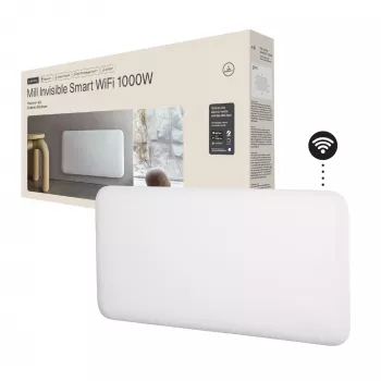 Aquecedor elétrico Mill PA1000WIFI4 1000 W para espaços 12–16 m² branco IPX4