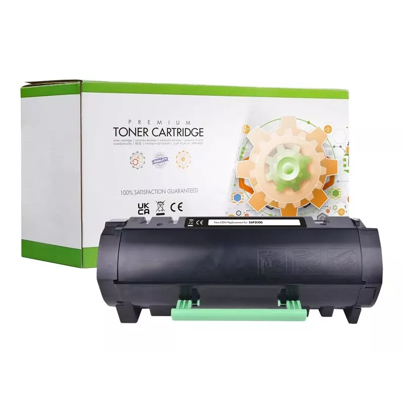 Cartucho de toner compatível Static Control para Lexmark 56F2U00 / 002-06-R562U preto