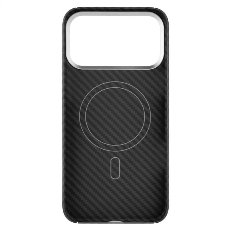 Capa de proteção FIXED para Apple iPhone 17 Pro Max — fibras de aramida, preto