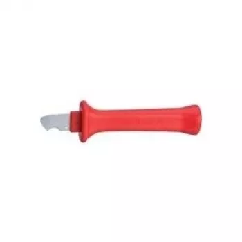 Lâmina de descascar Knipex comprimento 155 mm lâmina 28 mm punho multifunções VDE