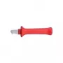 Lâmina de descascar Knipex comprimento 155 mm lâmina 28 mm punho multifunções VDE