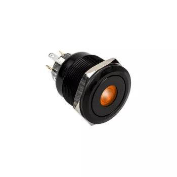DimasTech PD220 botão de pressão antivandálico 25 mm Blackline Dot RGB