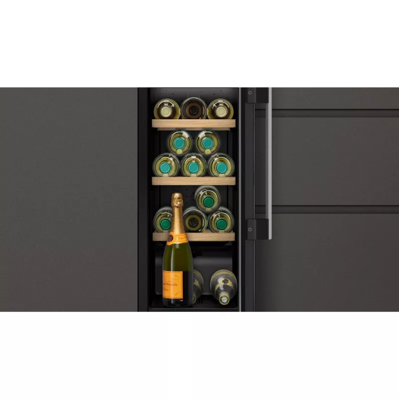 Garrafa de vinho Neff KU9202HF0 encastrar preto 21 garrafas