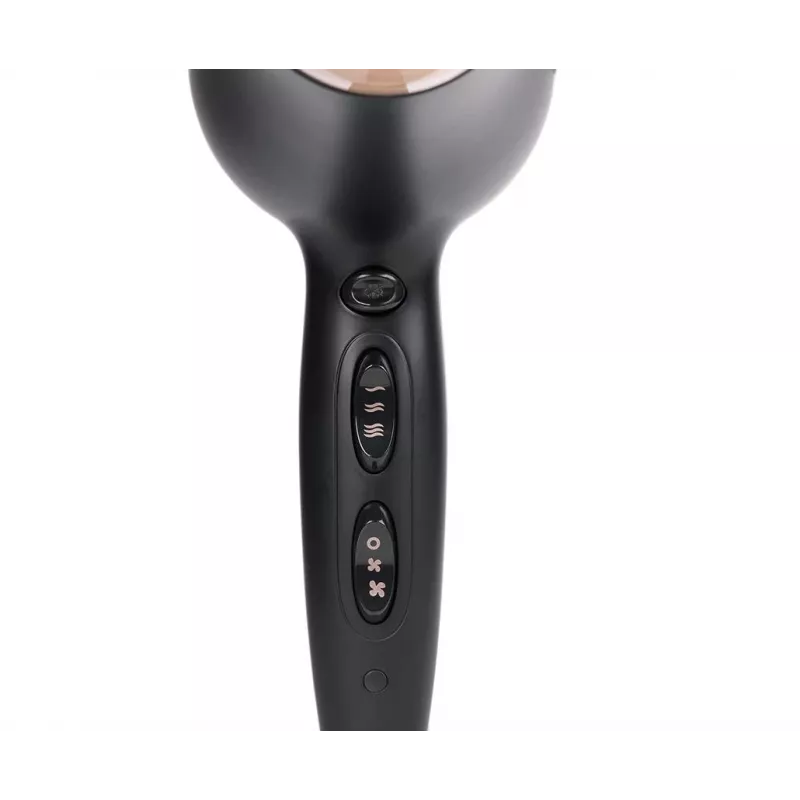 Secador de cabelo Tristar HD-2451 2000 W preto transparente