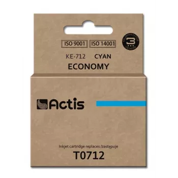 Tinteiro Actis KE-712 (substituto Epson T0712, T0892, T1002; standard; 13,5 ml; ciano)