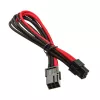 Cabo SilverStone PCIe 6-Pin para PCIe 6-Pin 250mm - preto/vermelho