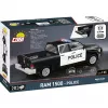 Brinquedo de construção Cobi RAM 1500 Police 24608 modelo 2-em-1, conjunto de blocos, transformável
