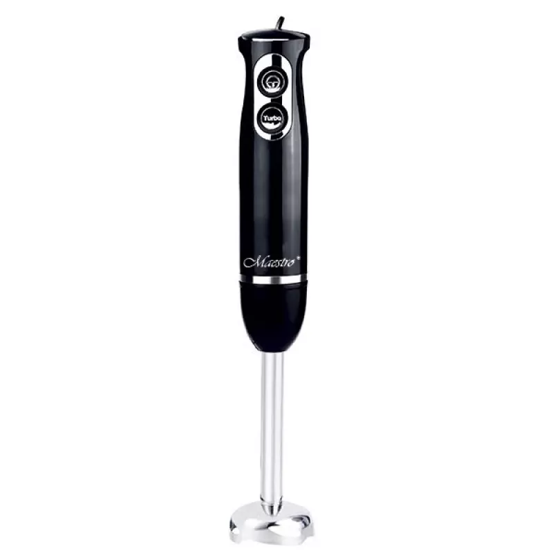 Batedeira liquidificadora de sopa Maestro MR-511 — 500 W, 2 velocidades, impulso, turbo, copo removível de 900 ml, lâminas em aço inoxidável, preta