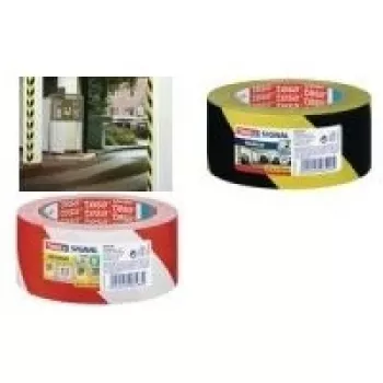 Fita de sinalização TESA 58131 vermelho branco 66 m