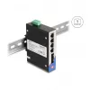 Switch não gerido DeLOCK 88015 Gigabit Ethernet 4 portas preto