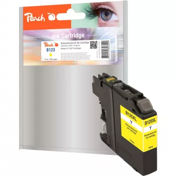 Peach PI500-84 cartucho de tinta 1 unidade rendimento padrão amarelo