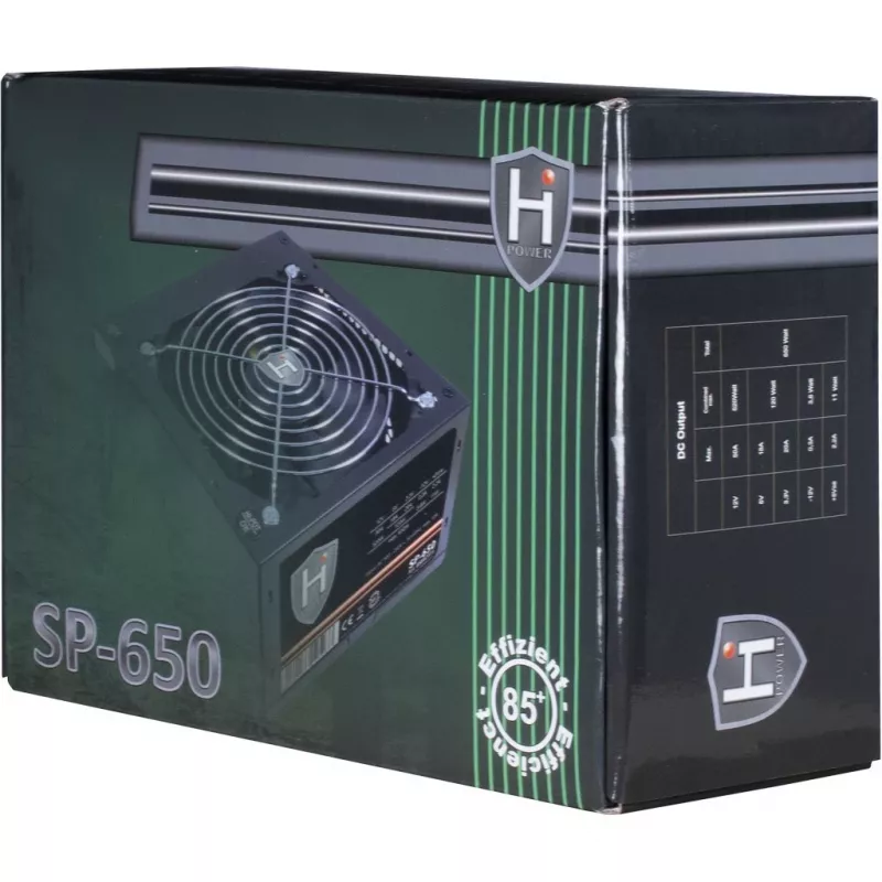 Fonte de alimentação Inter-Tech HIPOWER SP-650 650 W