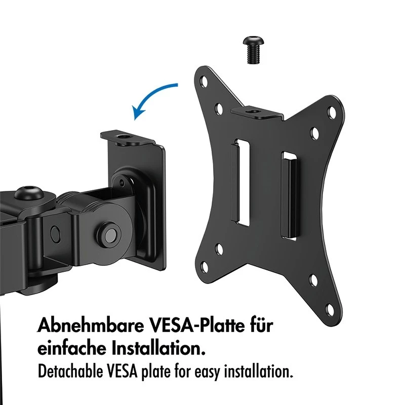 Suporte para monitor 17-32, máx. 9 kg, preto