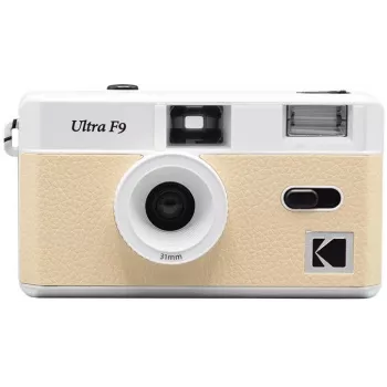 Máquina fotográfica instantânea 35 mm Kodak Ultra F9 bege claro — Máquina fotográfica instantânea 35 mm Kodak Ultra F9, bege claro