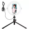 Agfa Arl11 Ring Light 120 LED Ring Vlog + tripé + telecomando