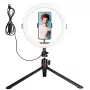 Agfa Arl11 Ring Light 120 LED Ring Vlog + tripé + telecomando