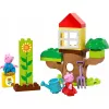 Lego 10431 Duplo Peppa Pig conjunto de brincar jardim e casa na árvore