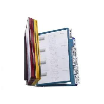 Carrossel de visualização de documentos de parede formato vertical A4 Durable VARIO