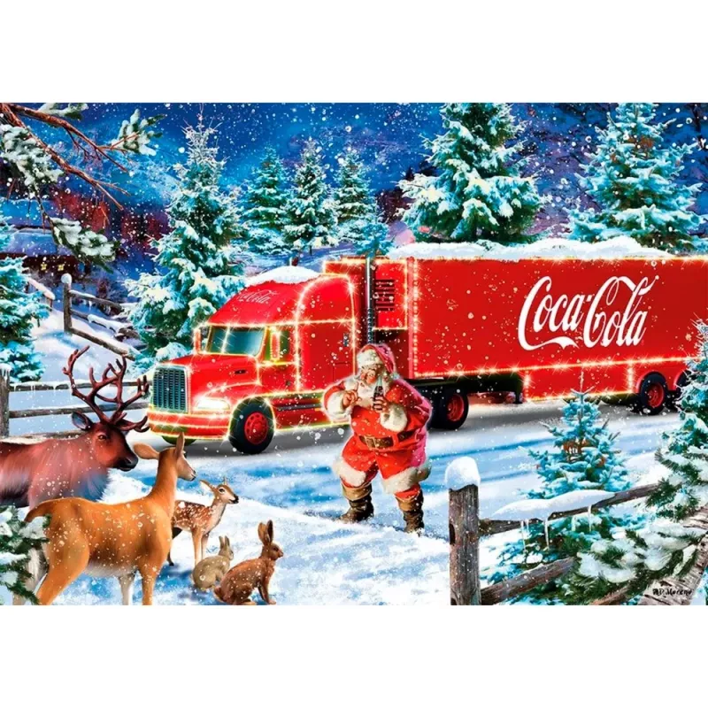 Puzzle Schmidt Spiele Coca Cola Christmas Truck 1000 peças
