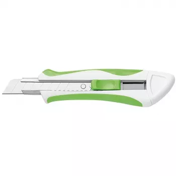 Cortador de lâminas destacáveis Wedo COMFORTLINE verde branco