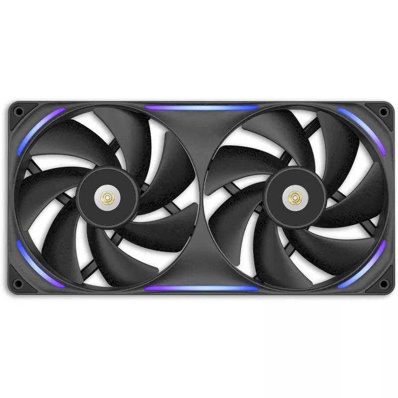 Ventoinha para caixa de computador NZXT F280X 140 mm preta, 1 unid., 280 × 140 × 30 mm