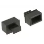 Tampa de segurança para tomada DeLOCK 64021 preto 10 unid.