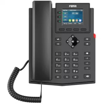 Telefone IP Fanvil X303W preto