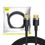 Cabo adaptador Baseus Cafule 4KHDMI macho para 4KHDMI macho 2m preto