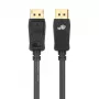 Cabo DisplayPort 1,8 m M/M v 1.4, preto