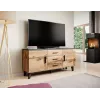 Aparador cama sideboard LOTTA 150 2D3S carvalho wotan + preto mate