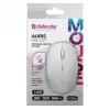 Rato sem fios com clique silencioso AURIS MB-027 800/1200/1600 DPI branco
