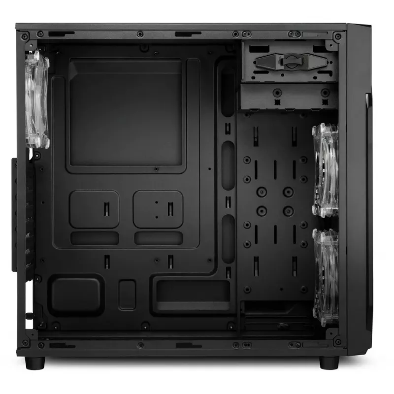 Caixa de PC Sharkoon VG6-W RGB Midi Tower preto