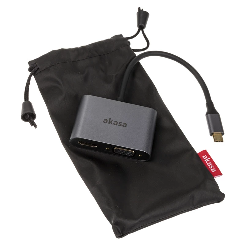Adaptador USB Type-C Akasa AK-CBCA23-18BK