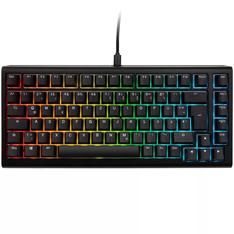 Teclado Ducky Tinker 75 Gaming USB Alemão Preto