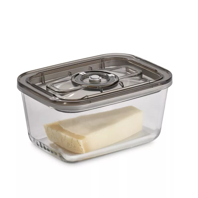 Recipiente de vácuo de vidro com tampa de plástico Caso | VacuBoxx Eco L | Transparente