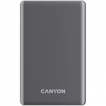 Canyon OnPower 505 - Powerbank - 5.000 mAh - entrada USB-C - saída USB-C PD 20W + Wireless Magnet 1