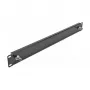 Painel DeLOCK 19 polegadas com 2 x conector fêmea BNC 1U preto