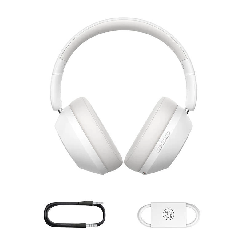 Baseus Bass 30 Max Headset sem fios Bluetooth 5.3 Auscultadores over-ear com reforço de graves diafragma 40mm latência ultrabaixa auriculares 50H