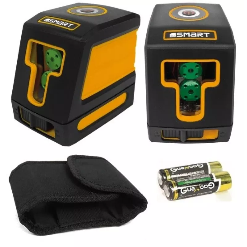 Smart365 06-02030G Cubo laser de linhas cruzadas, feixe verde, 30 m